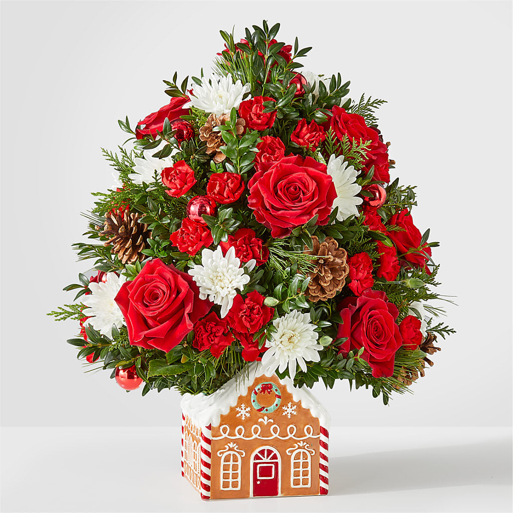 Spiced Gingerbread Tree – GARRISON DESIGNS FLORIST & INTERIORS, Huntington WV
