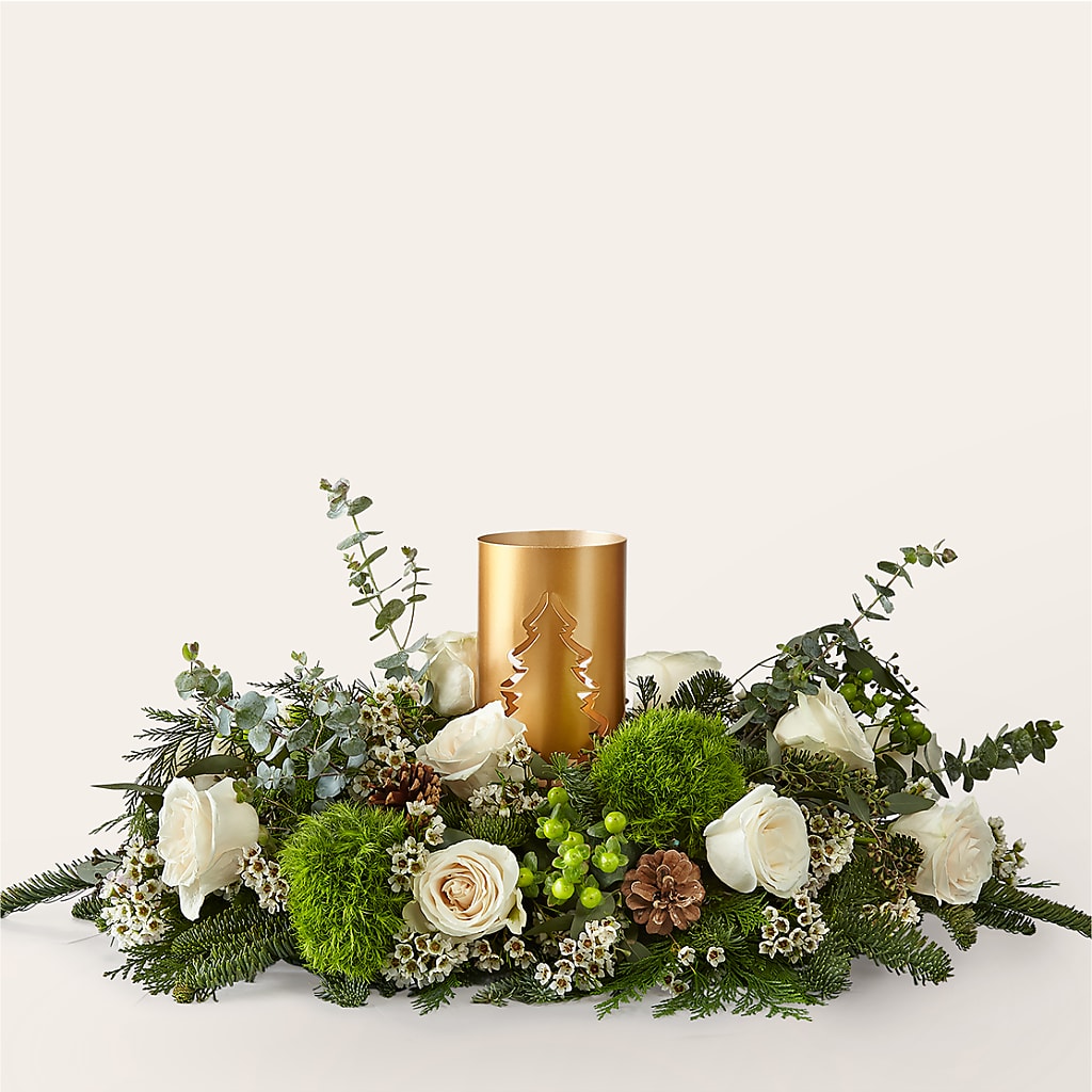 Chestnuts Roasting Centerpiece – GARRISON DESIGNS FLORIST & INTERIORS, Huntington WV