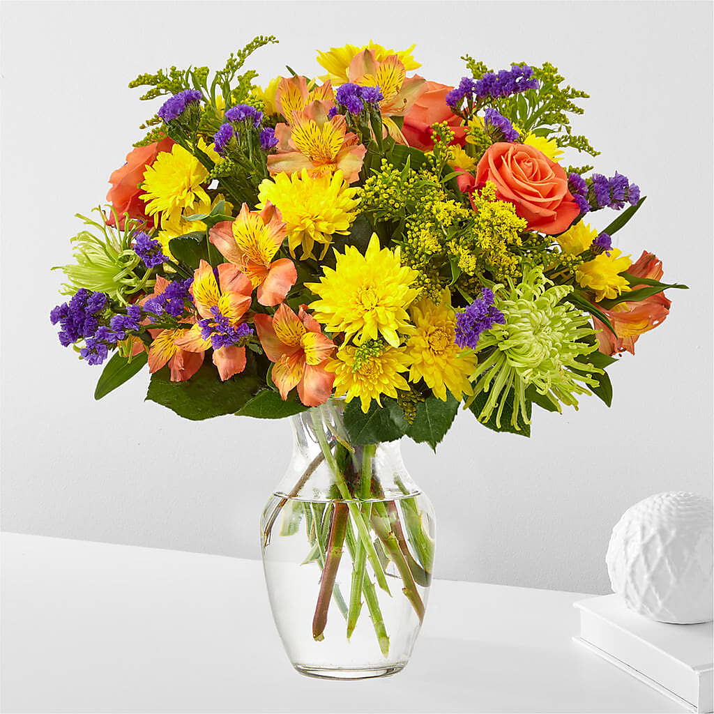 Marmalade Skies Bouquet – GARRISON DESIGNS FLORIST & INTERIORS, Huntington WV