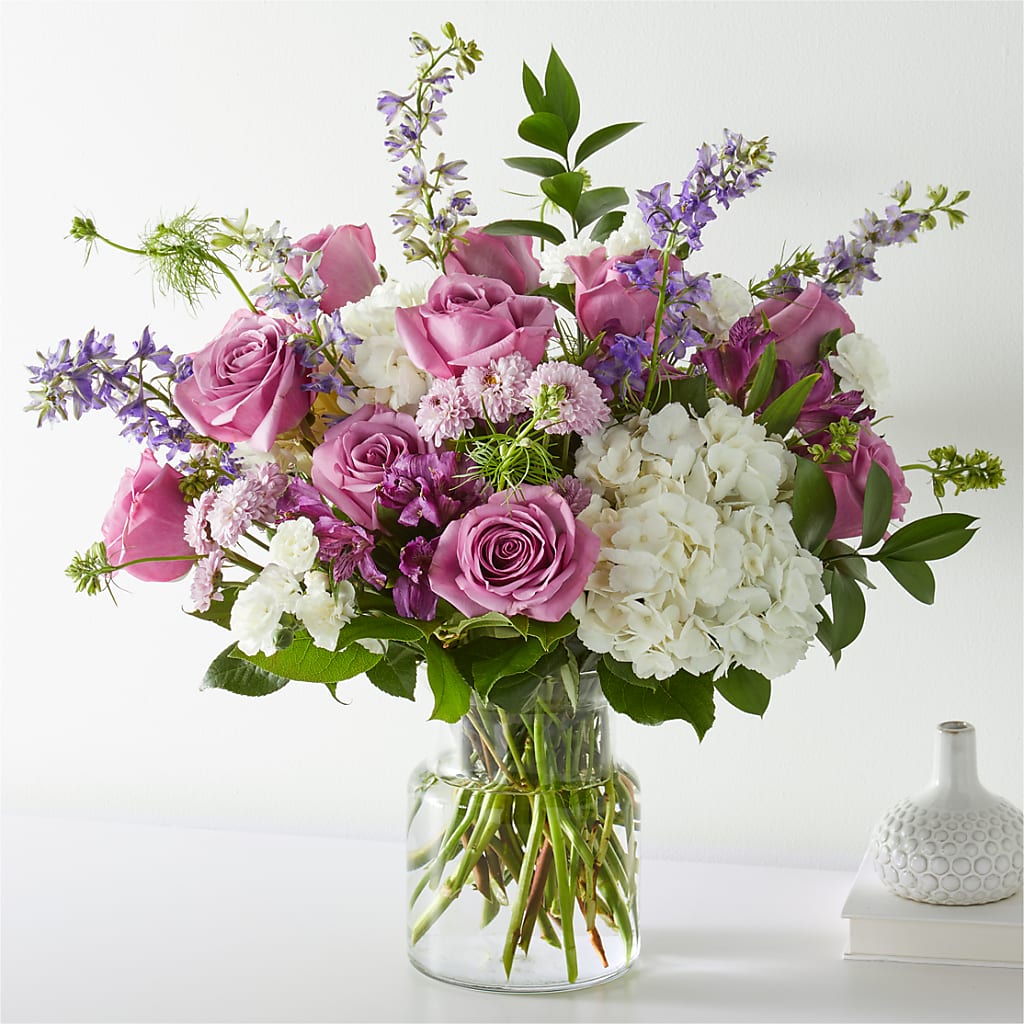 Violet Caress Bouquet – GARRISON DESIGNS FLORIST & INTERIORS, Huntington WV