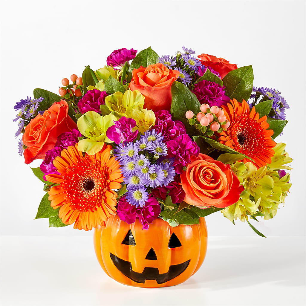 Tricks & Treats Pumpkin – GARRISON DESIGNS FLORIST & INTERIORS, Huntington WV
