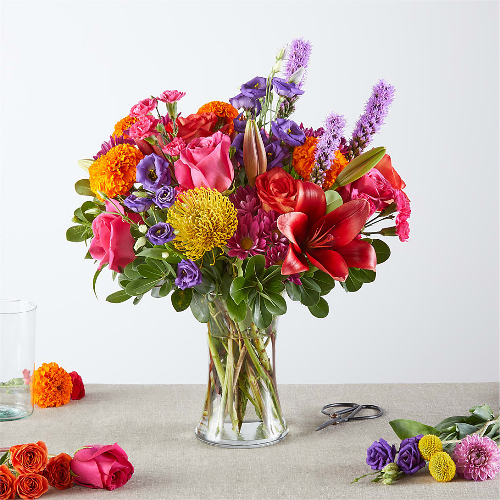 Feast of Color – A Florist Original – GARRISON DESIGNS FLORIST & INTERIORS, Huntington WV