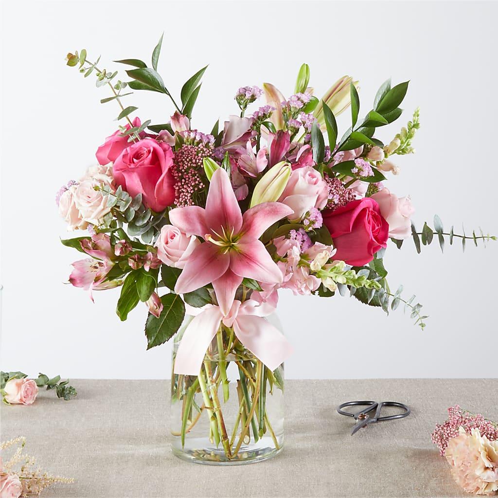 Pink Ribbon - A Florist Original – GARRISON DESIGNS FLORIST & INTERIORS, Huntington WV