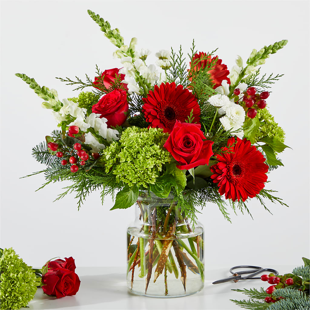 Merry Moment Bouquet – A Florist Original – GARRISON DESIGNS FLORIST & INTERIORS, Huntington WV