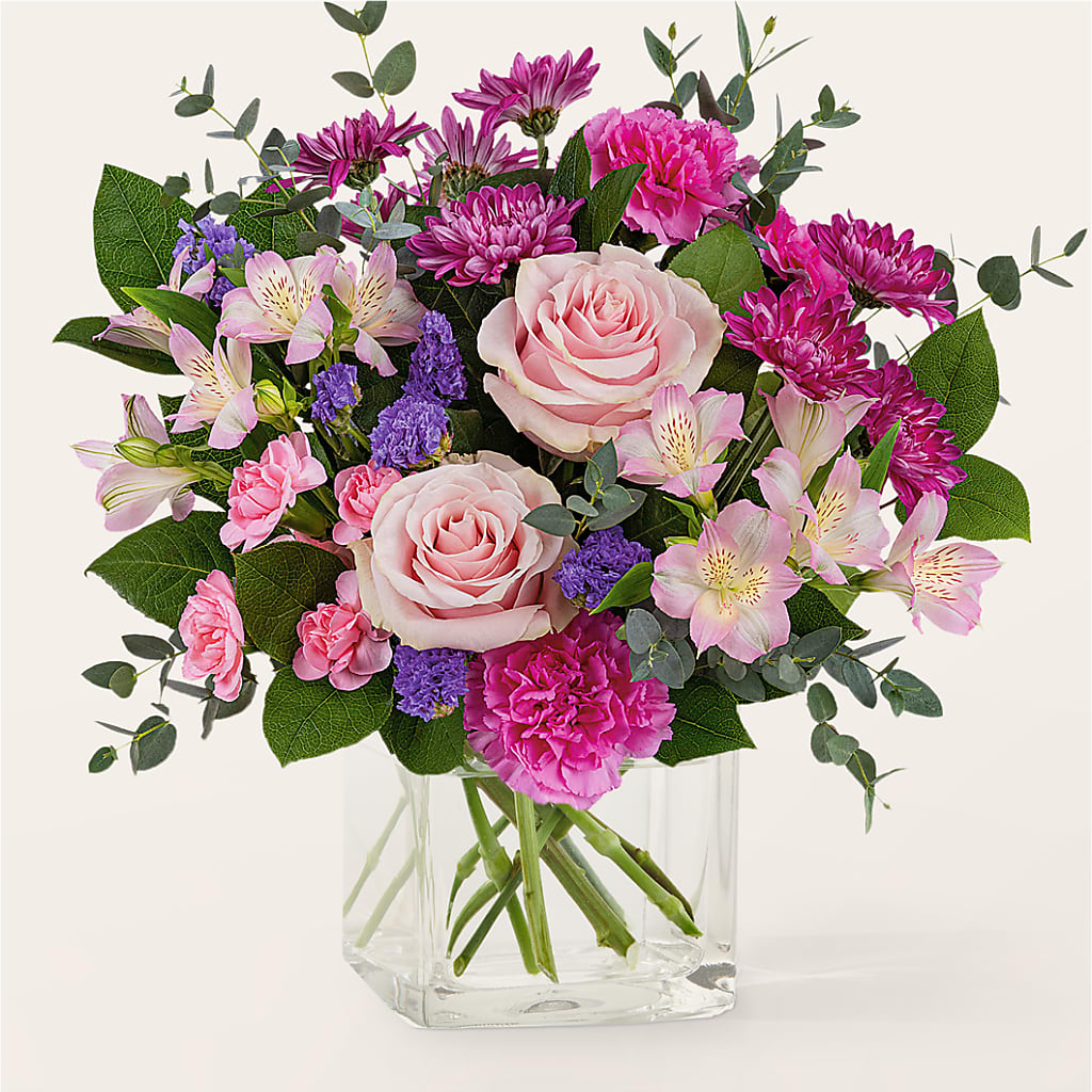 Rosy Radiance Bouquet – GARRISON DESIGNS FLORIST & INTERIORS, Huntington WV