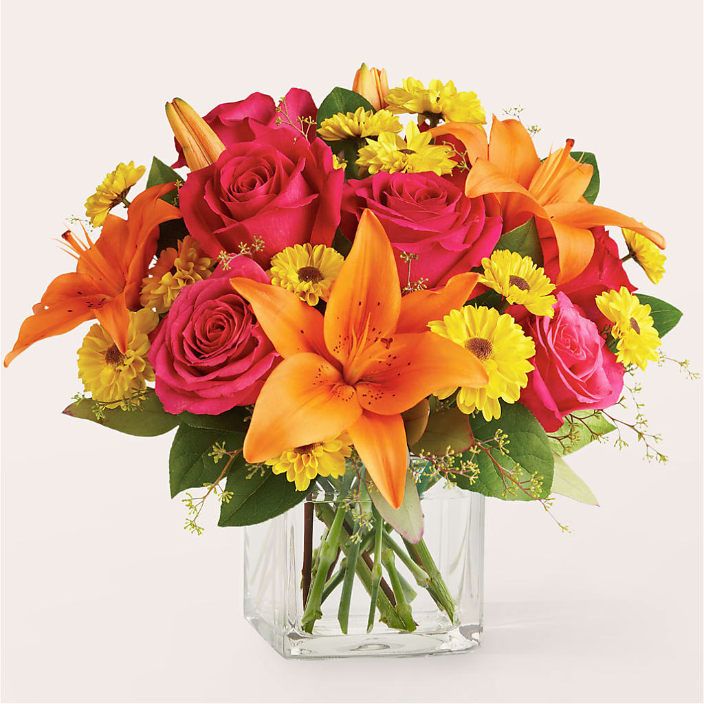 Neon Lights Bouquet – GARRISON DESIGNS FLORIST & INTERIORS, Huntington WV