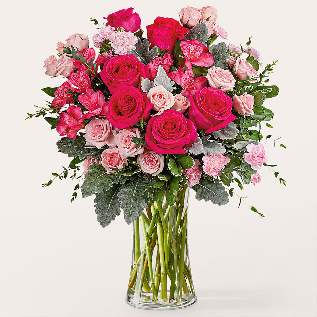 Tickled Pink Bouquet – GARRISON DESIGNS FLORIST & INTERIORS, Huntington WV