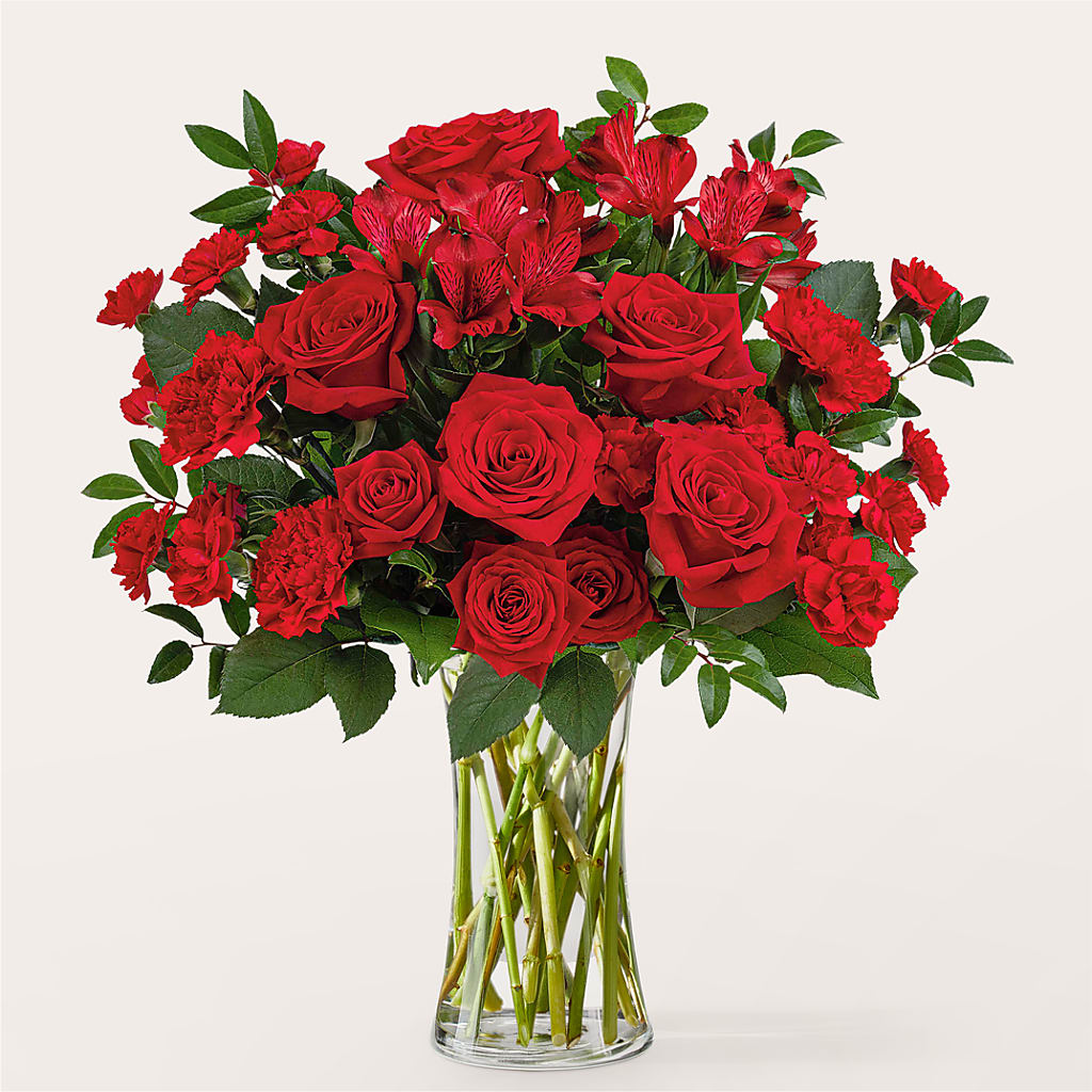 Brilliant Ruby Bouquet – GARRISON DESIGNS FLORIST & INTERIORS, Huntington WV