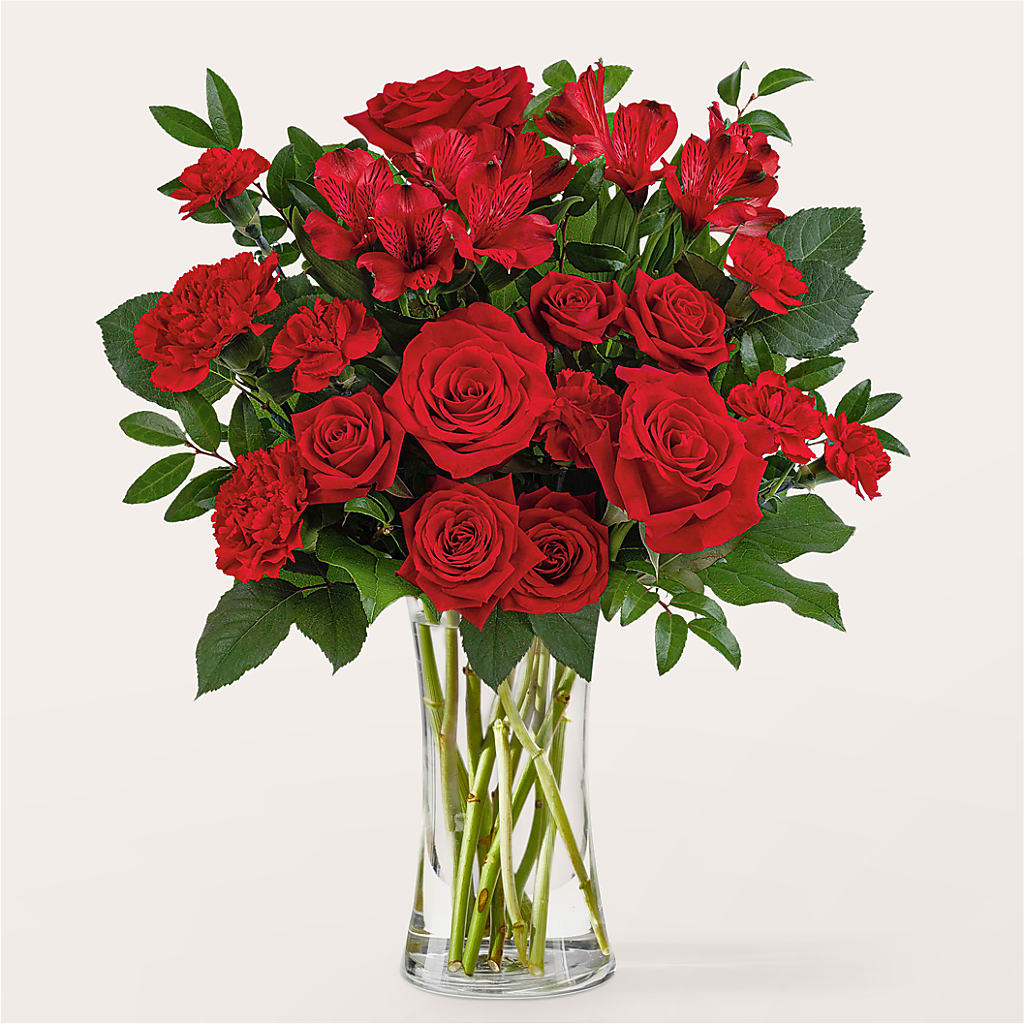 Brilliant Ruby Bouquet – GARRISON DESIGNS FLORIST & INTERIORS, Huntington WV