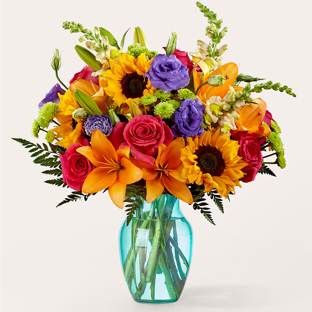 Double Rainbow Bouquet – GARRISON DESIGNS FLORIST & INTERIORS, Huntington WV