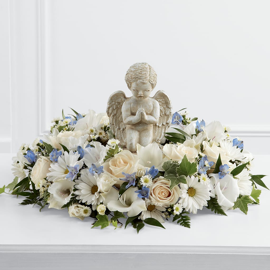 Little Angel Ring of Flowers – GARRISON DESIGNS FLORIST & INTERIORS, Huntington WV