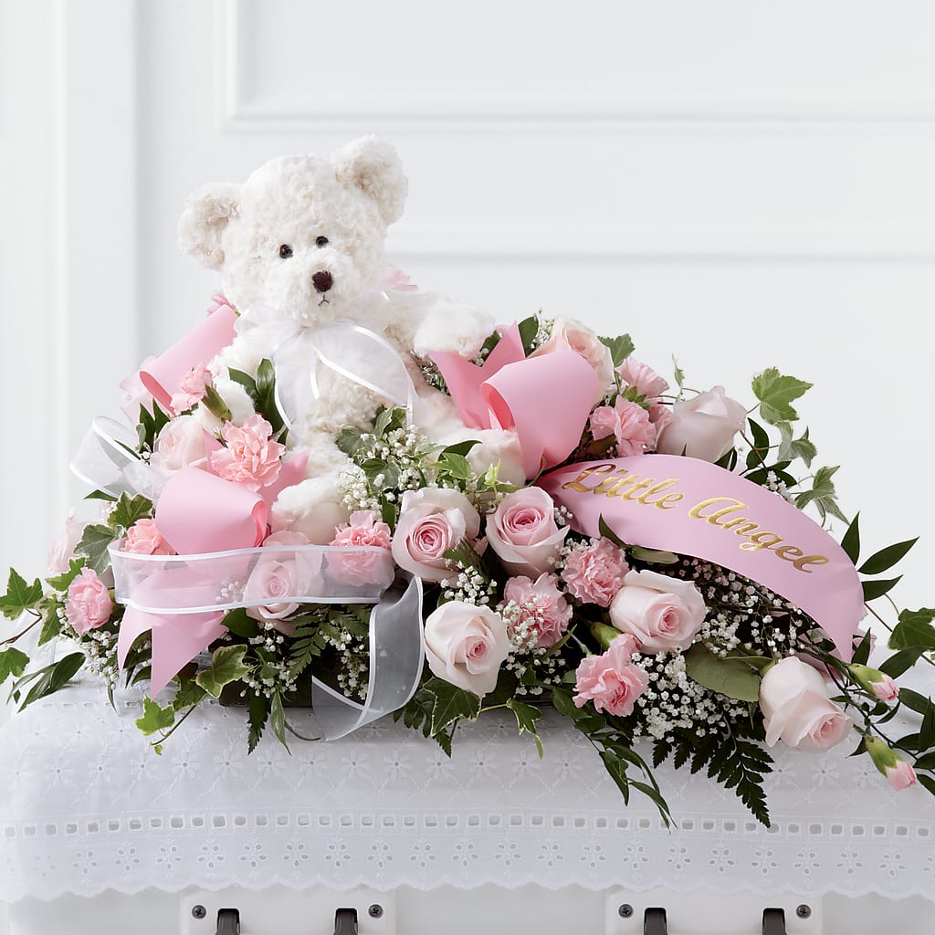 Touch of Sympathy Casket Spray – GARRISON DESIGNS FLORIST & INTERIORS, Huntington WV
