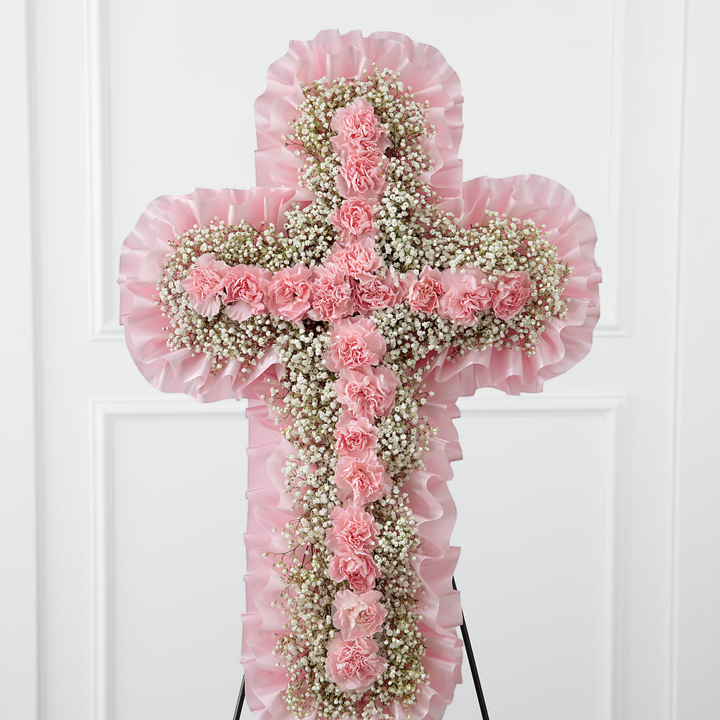 Angel's Cross Easel – GARRISON DESIGNS FLORIST & INTERIORS, Huntington WV