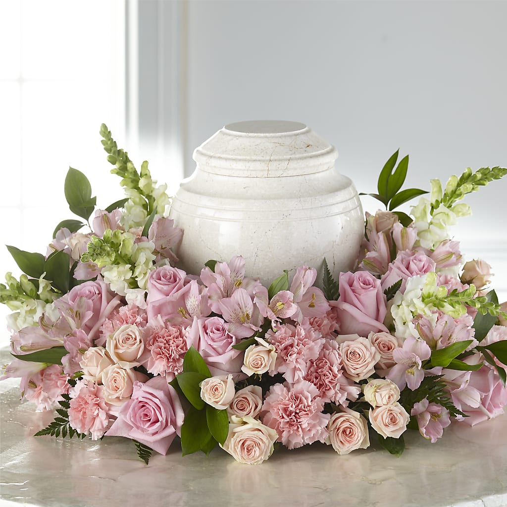 Blooms of Hope Cremation Adornment – GARRISON DESIGNS FLORIST & INTERIORS, Huntington WV