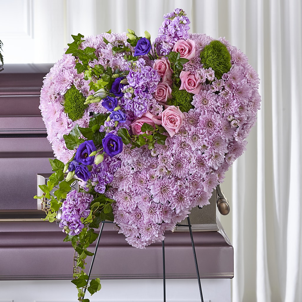 Treasured Love Standing Heart – GARRISON DESIGNS FLORIST & INTERIORS, Huntington WV