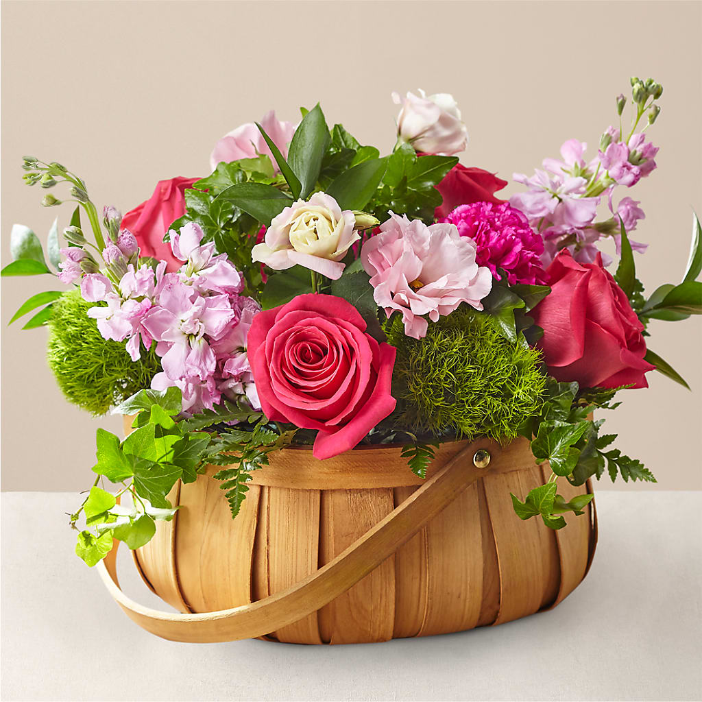 Radiance in Bloom Basket – GARRISON DESIGNS FLORIST & INTERIORS, Huntington WV
