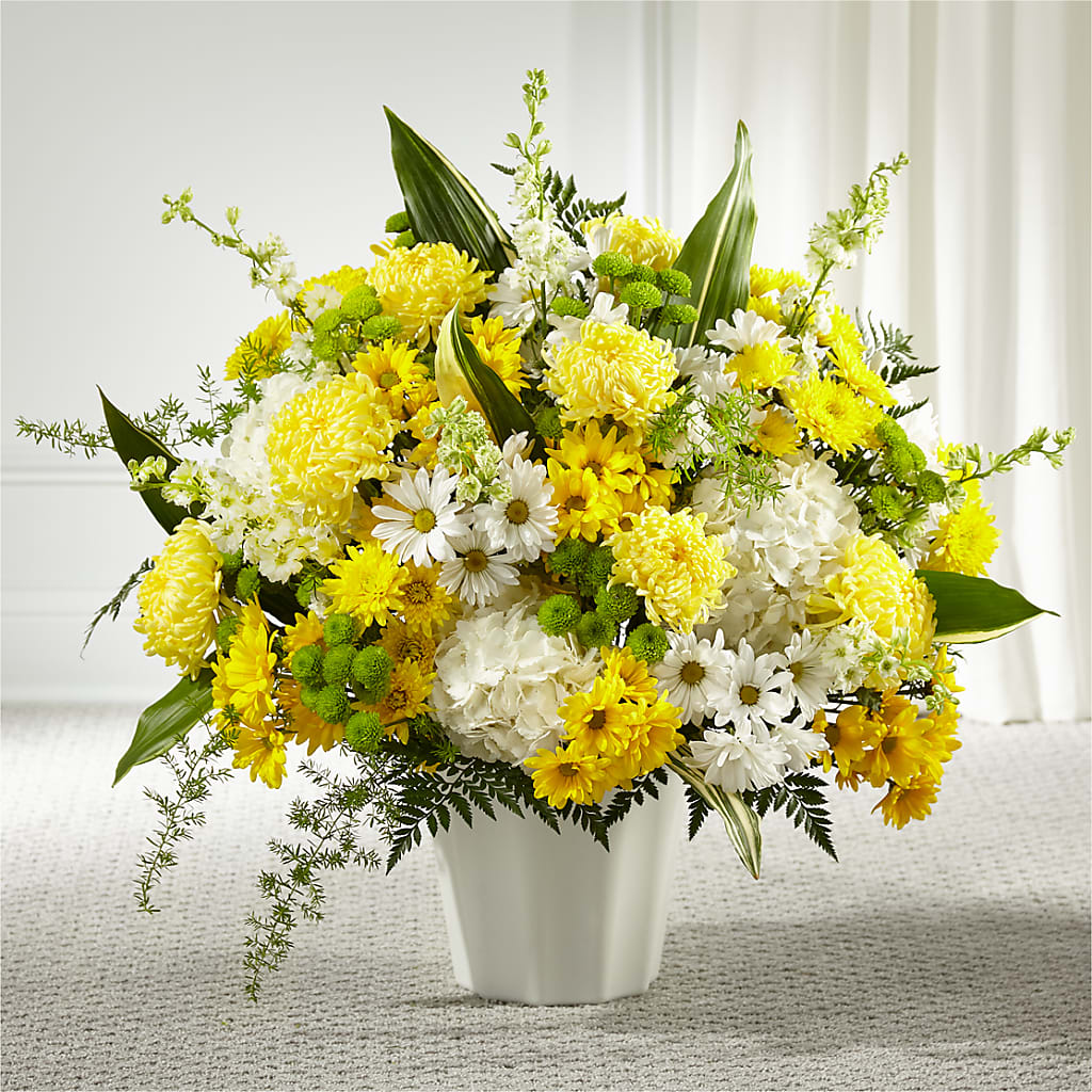Unity & Grace Floor Basket – GARRISON DESIGNS FLORIST & INTERIORS, Huntington WV