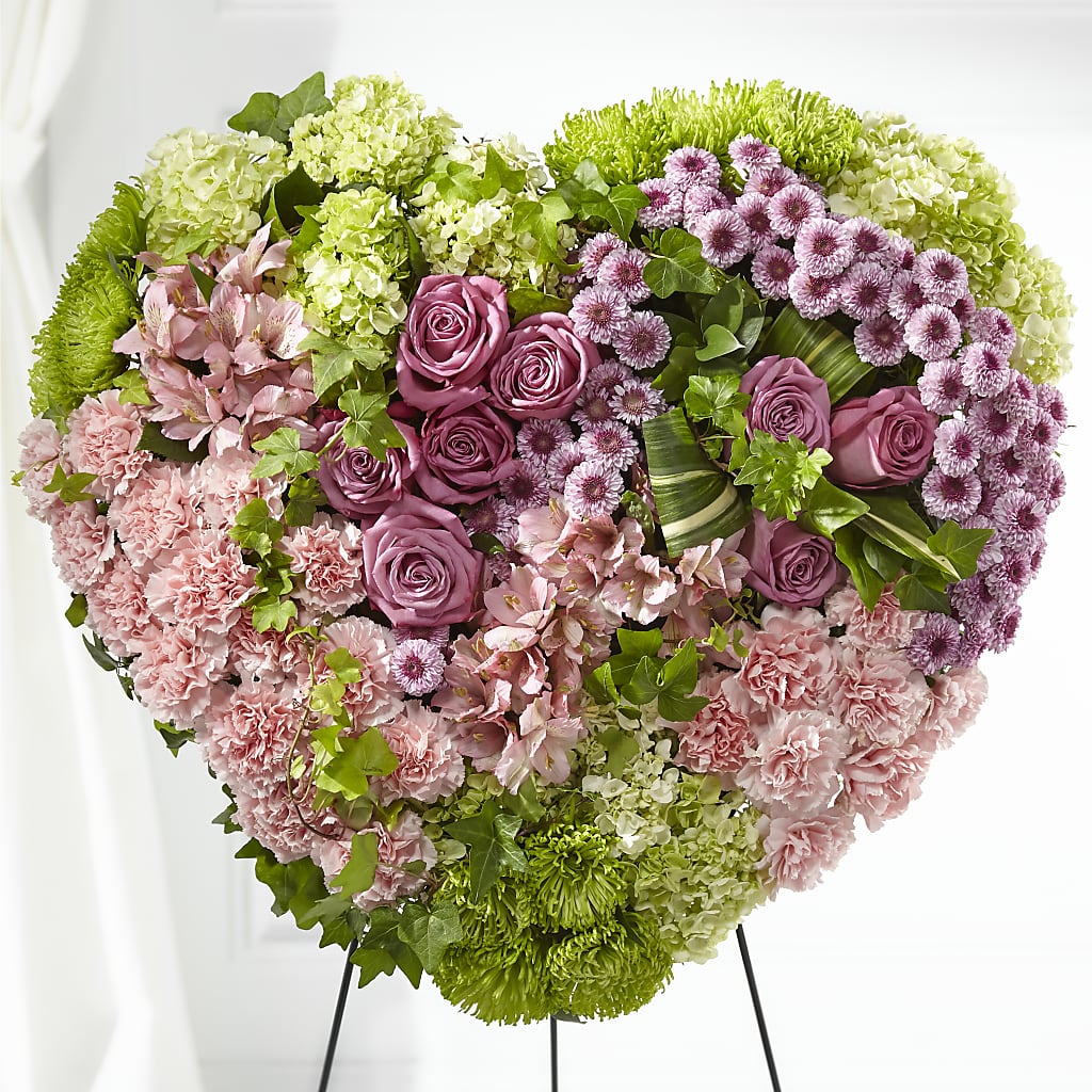 Heartwarming Standing Heart – GARRISON DESIGNS FLORIST & INTERIORS, Huntington WV