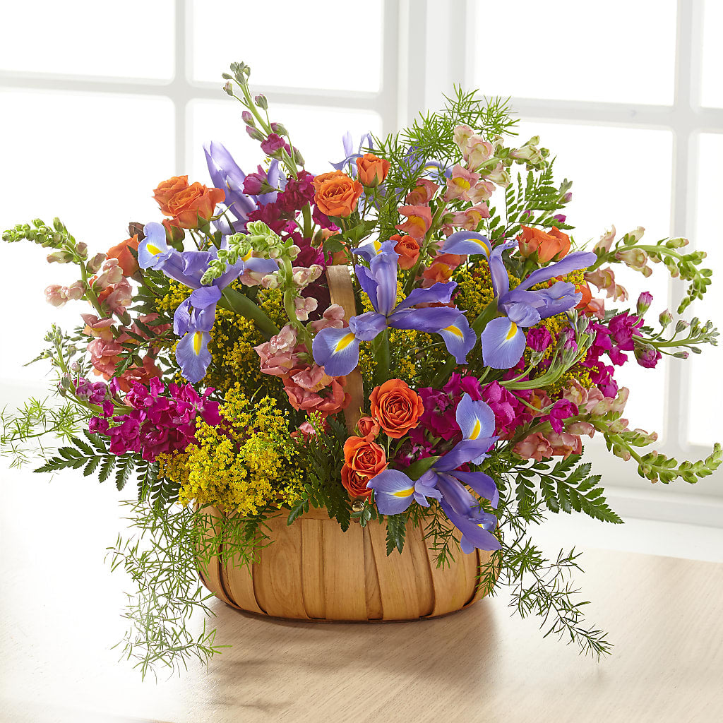 Garden of Life Basket – GARRISON DESIGNS FLORIST & INTERIORS, Huntington WV