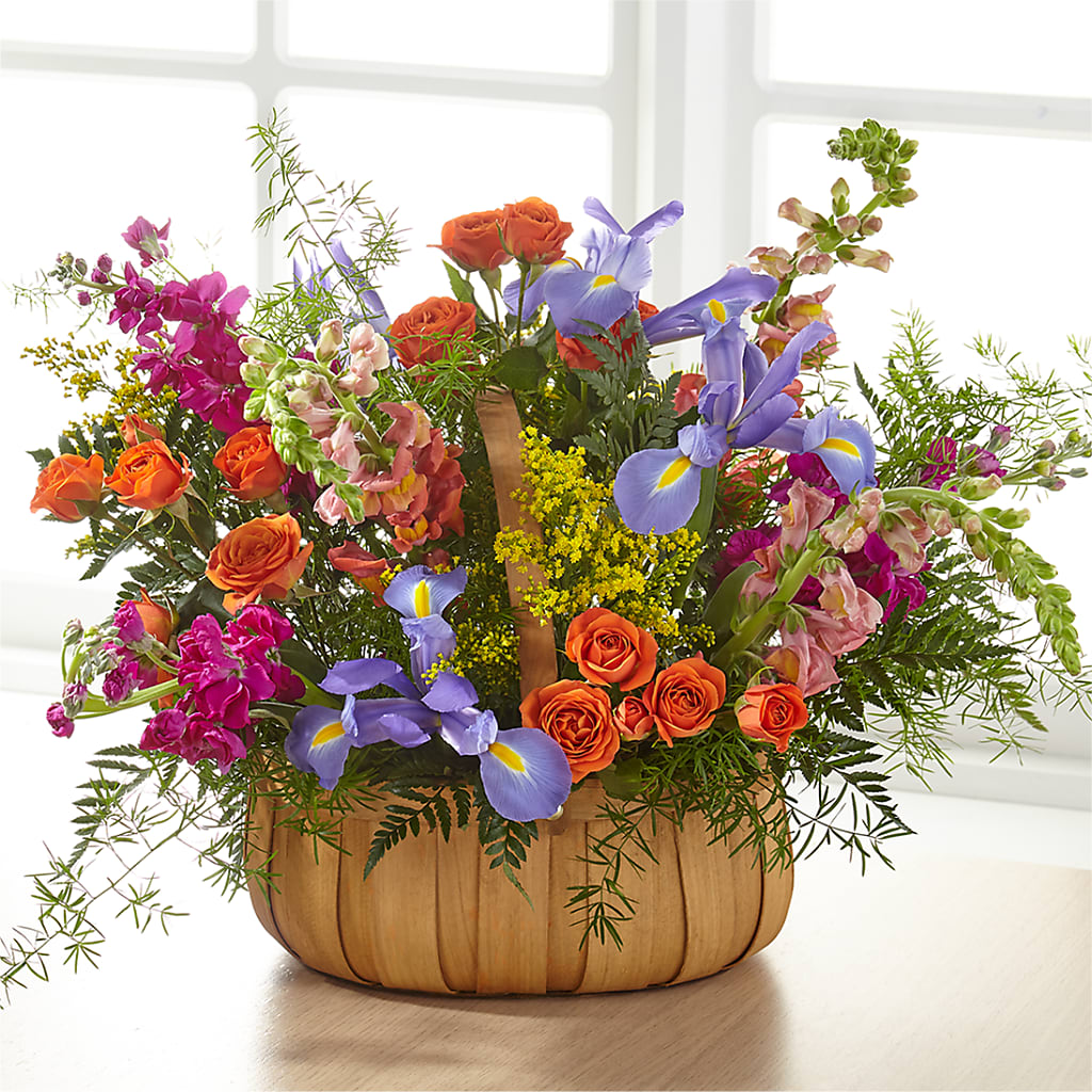 Garden of Life Basket – GARRISON DESIGNS FLORIST & INTERIORS, Huntington WV
