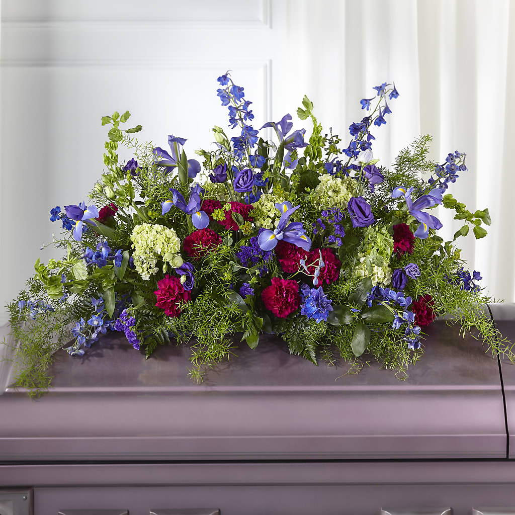 Always Treasured Casket Spray – GARRISON DESIGNS FLORIST & INTERIORS, Huntington WV