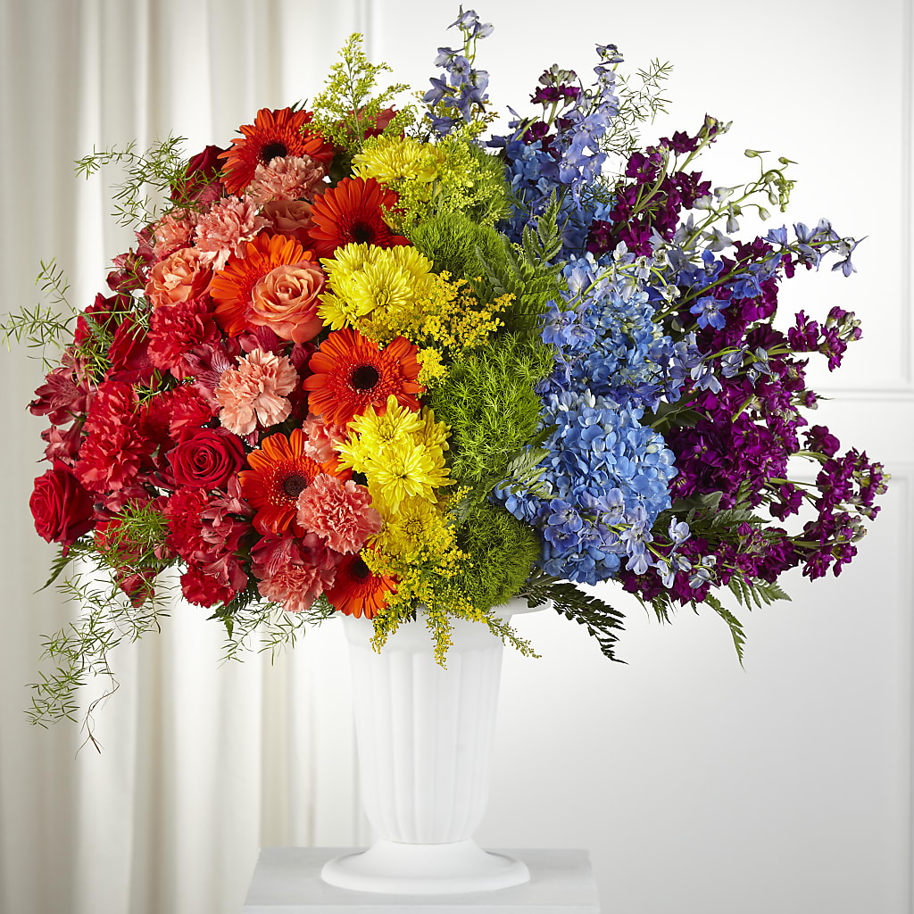 Pride & Unity Arrangement – GARRISON DESIGNS FLORIST & INTERIORS, Huntington WV