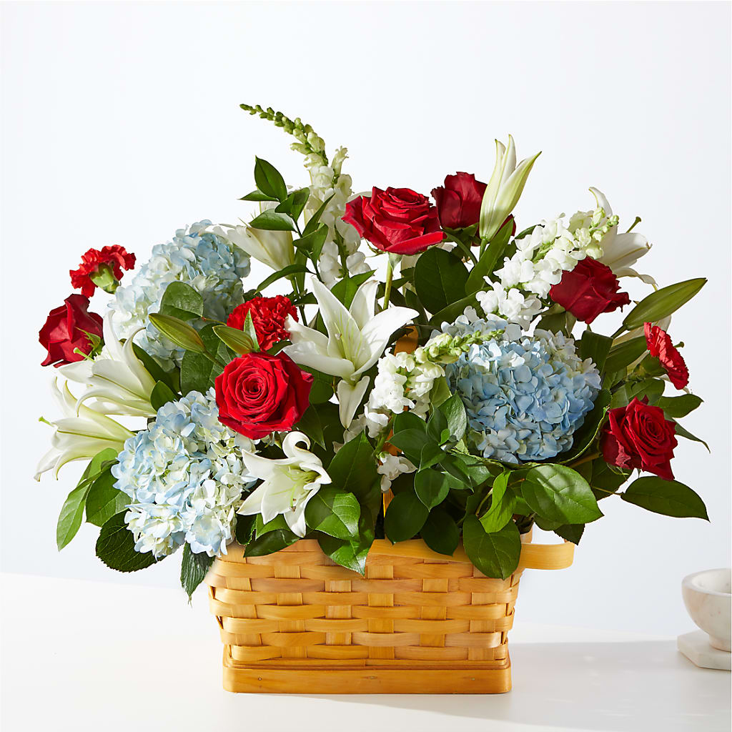 Greater Glory Basket – GARRISON DESIGNS FLORIST & INTERIORS, Huntington WV