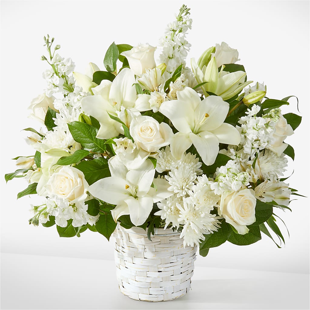 Peaceful Reflections Arrangement – GARRISON DESIGNS FLORIST & INTERIORS, Huntington WV