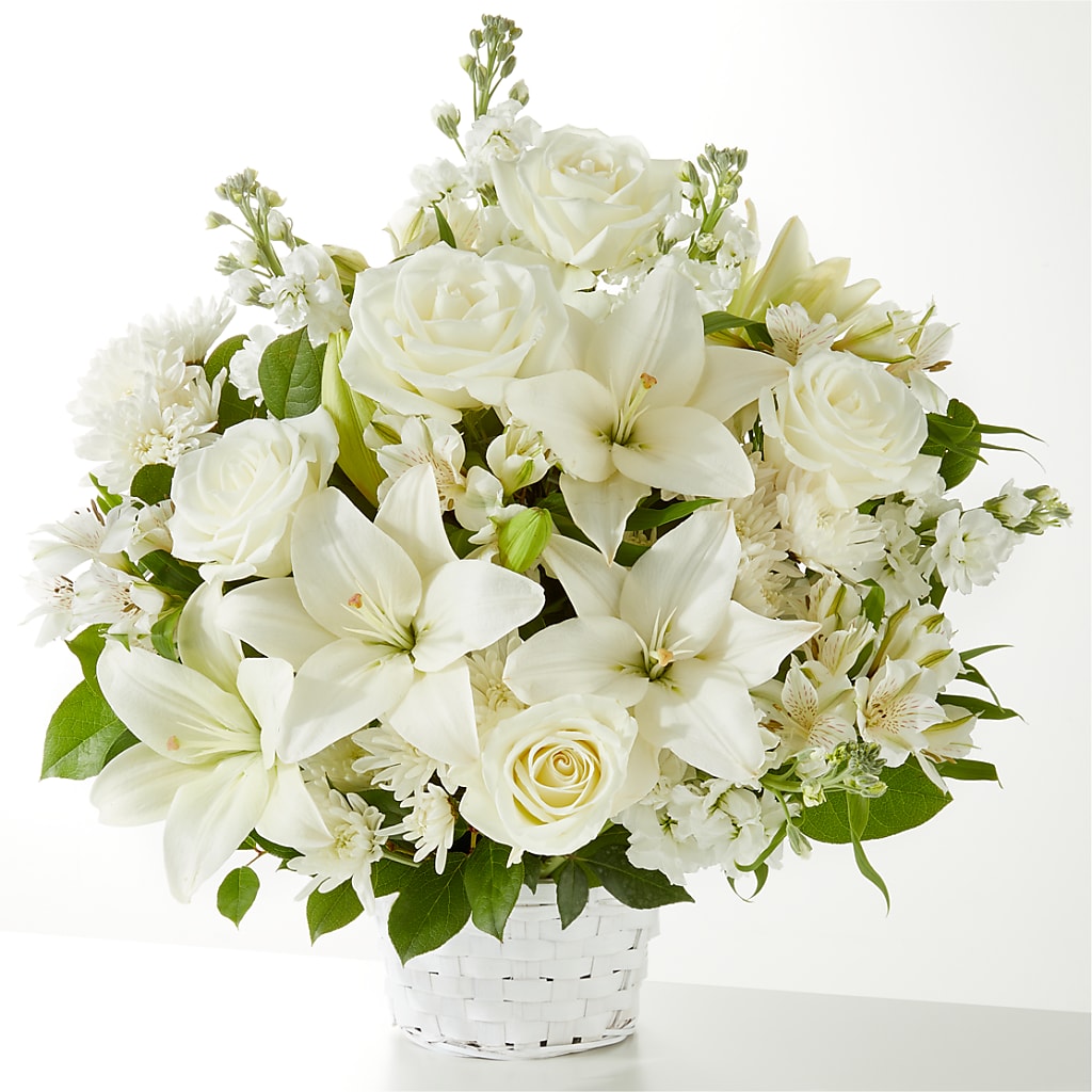Peaceful Reflections Arrangement – GARRISON DESIGNS FLORIST & INTERIORS, Huntington WV