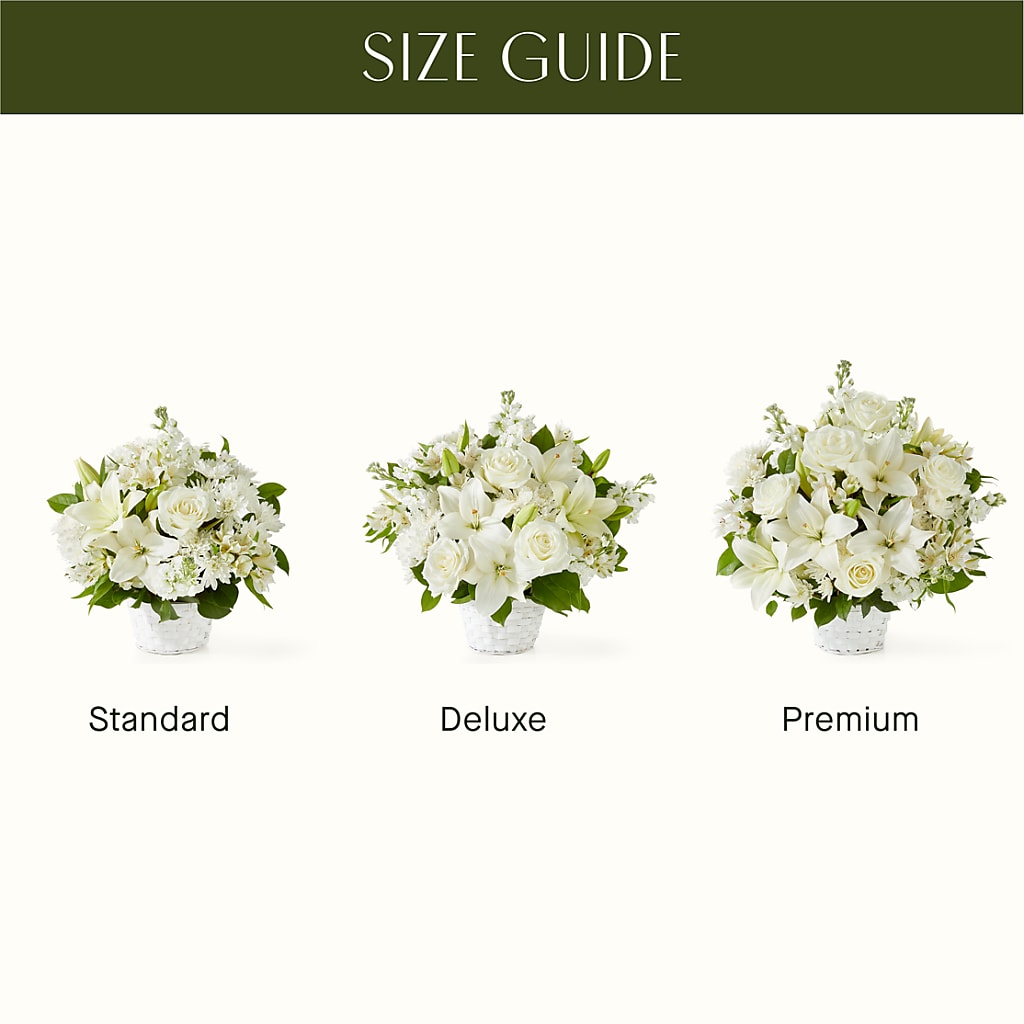 Peaceful Reflections Arrangement – GARRISON DESIGNS FLORIST & INTERIORS, Huntington WV