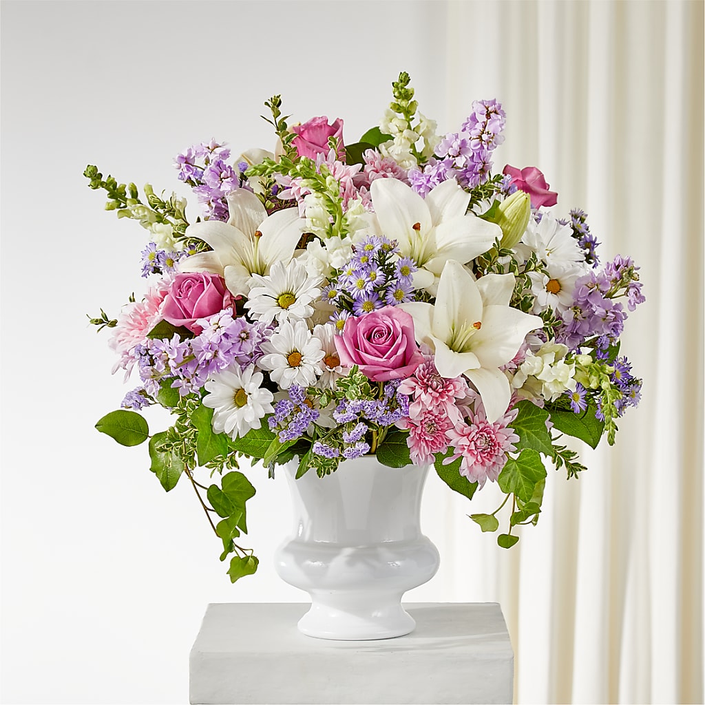 Remarkable Life Urn Arrangement – GARRISON DESIGNS FLORIST & INTERIORS, Huntington WV
