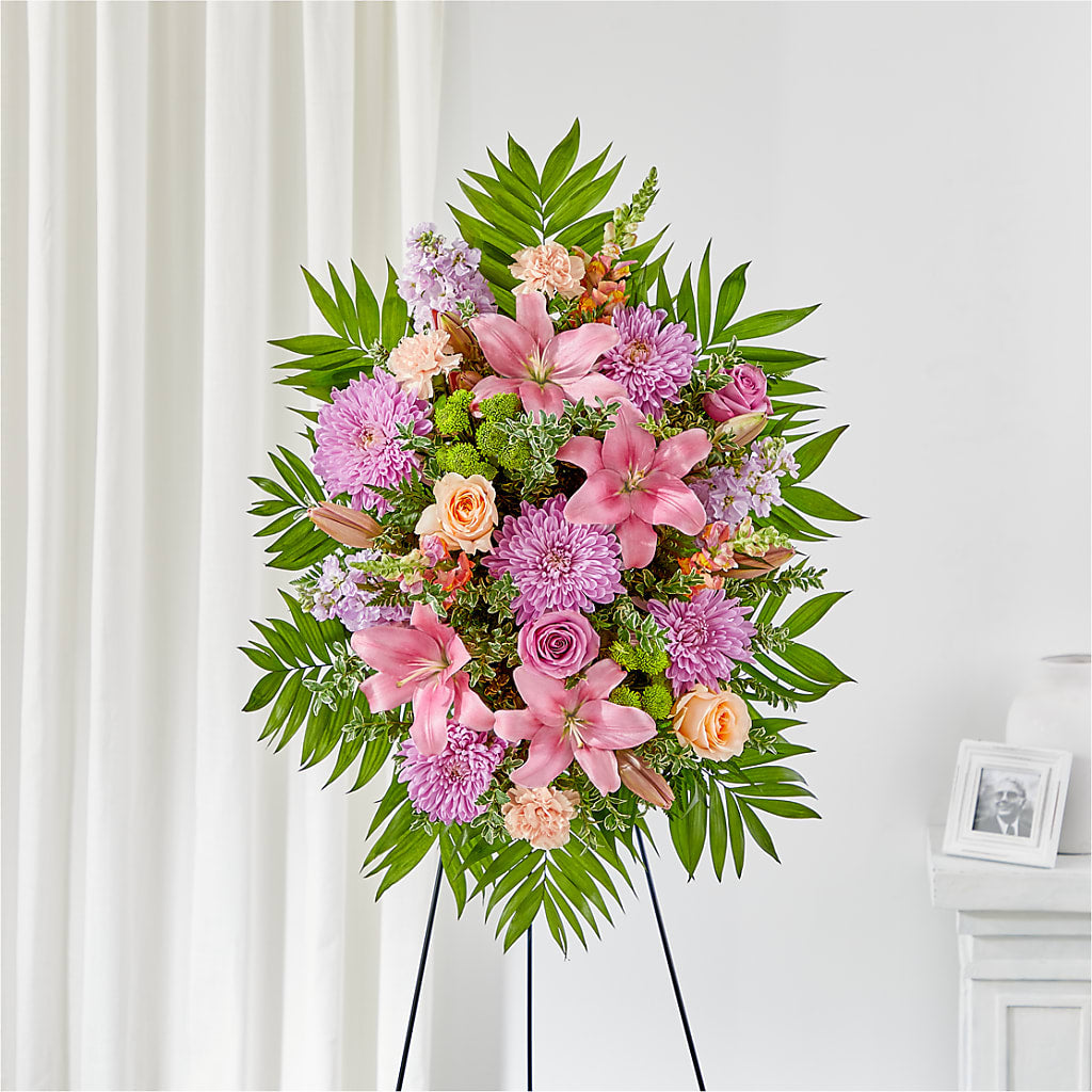 Love & Light Standing Spray – GARRISON DESIGNS FLORIST & INTERIORS, Huntington WV