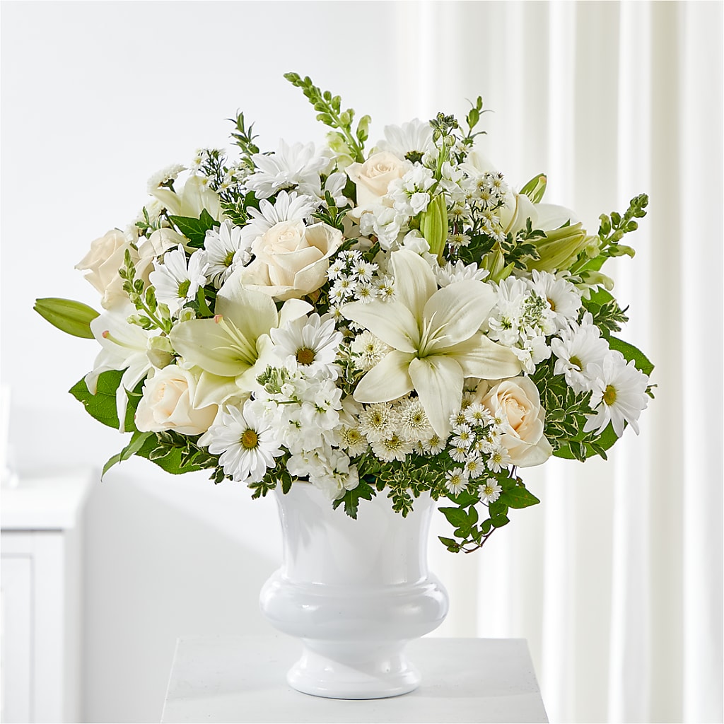 Uplifting Urn Arrangement – GARRISON DESIGNS FLORIST & INTERIORS, Huntington WV