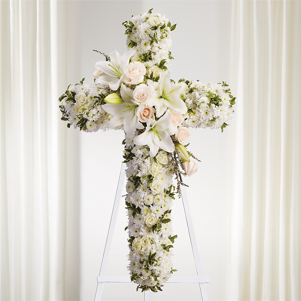 Spiritual Guidance Standing Spray – GARRISON DESIGNS FLORIST & INTERIORS, Huntington WV