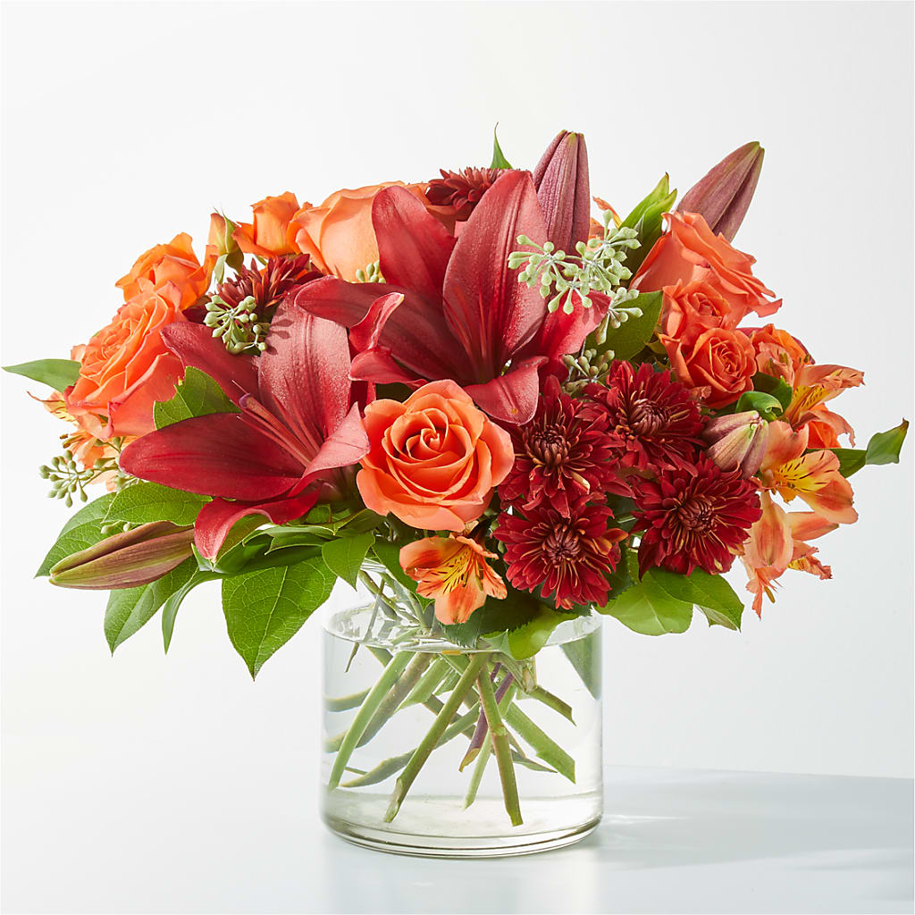 Crimson Leaves Bouquet – GARRISON DESIGNS FLORIST & INTERIORS, Huntington WV
