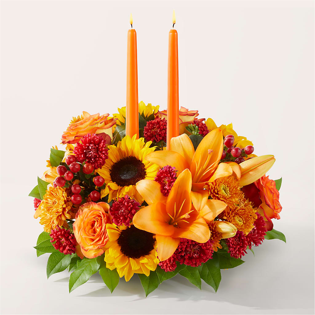Grateful Centerpiece – GARRISON DESIGNS FLORIST & INTERIORS, Huntington WV