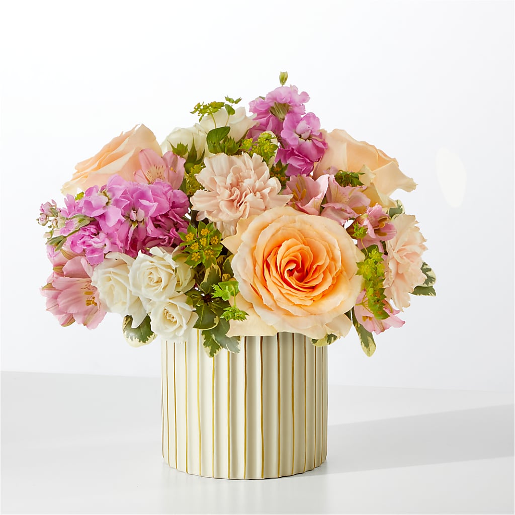 Paradise Bouquet with Ivory Vase – GARRISON DESIGNS FLORIST & INTERIORS, Huntington WV