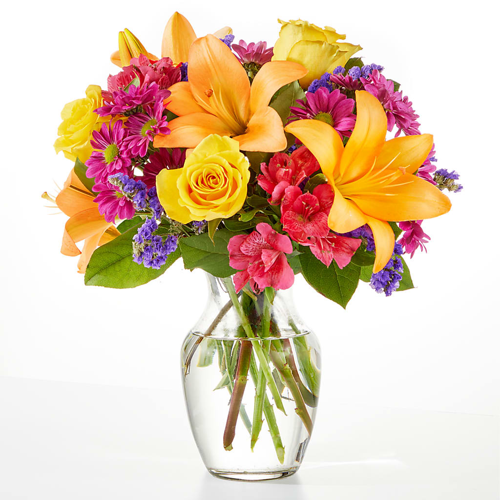 Colorful Visions Bouquet – GARRISON DESIGNS FLORIST & INTERIORS, Huntington WV