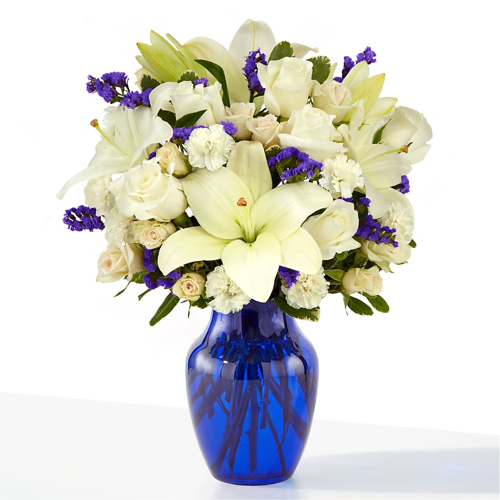 Sapphire Rush Bouquet – GARRISON DESIGNS FLORIST & INTERIORS, Huntington WV