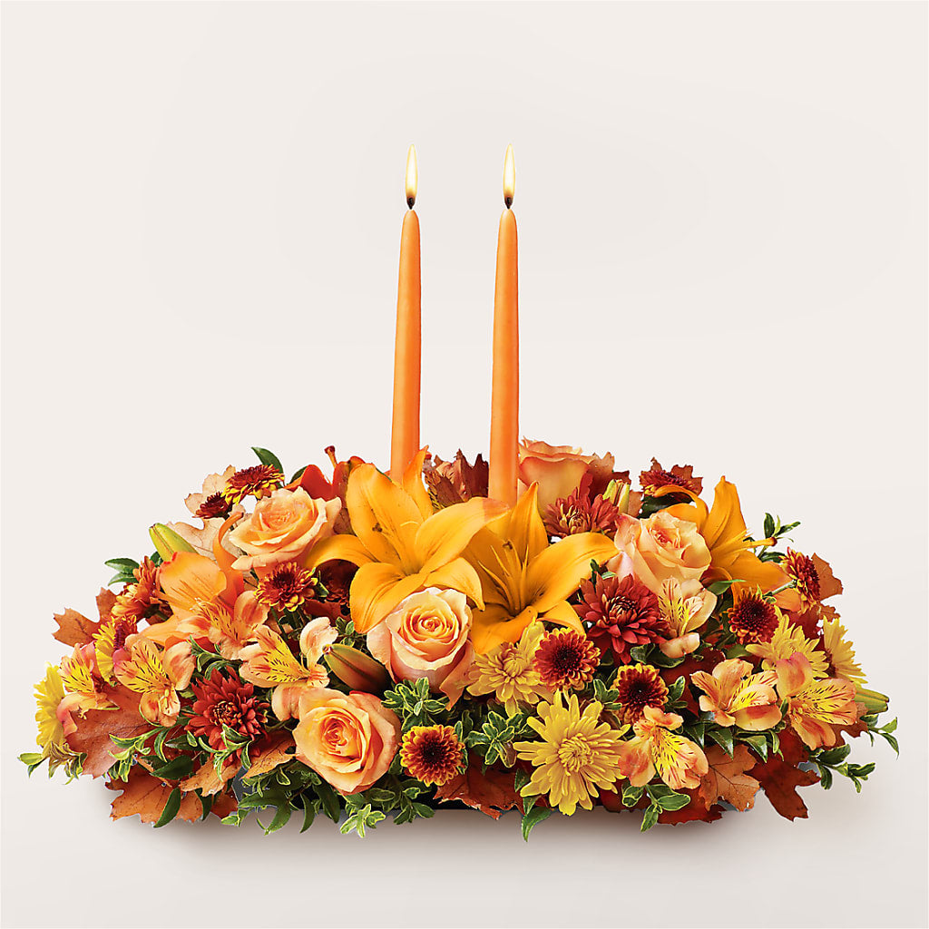 Traditions Centerpiece – GARRISON DESIGNS FLORIST & INTERIORS, Huntington WV
