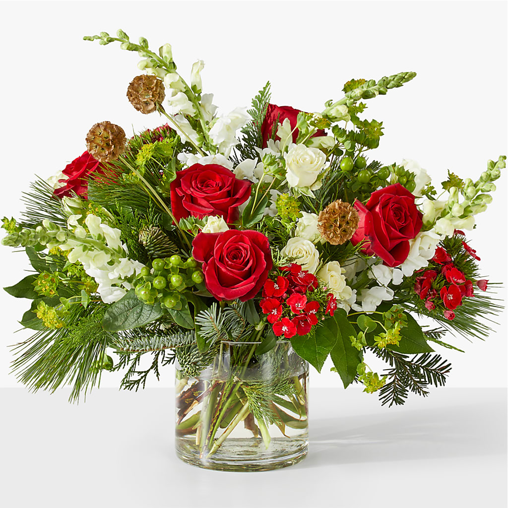 Deck the Halls Bouquet – GARRISON DESIGNS FLORIST & INTERIORS, Huntington WV