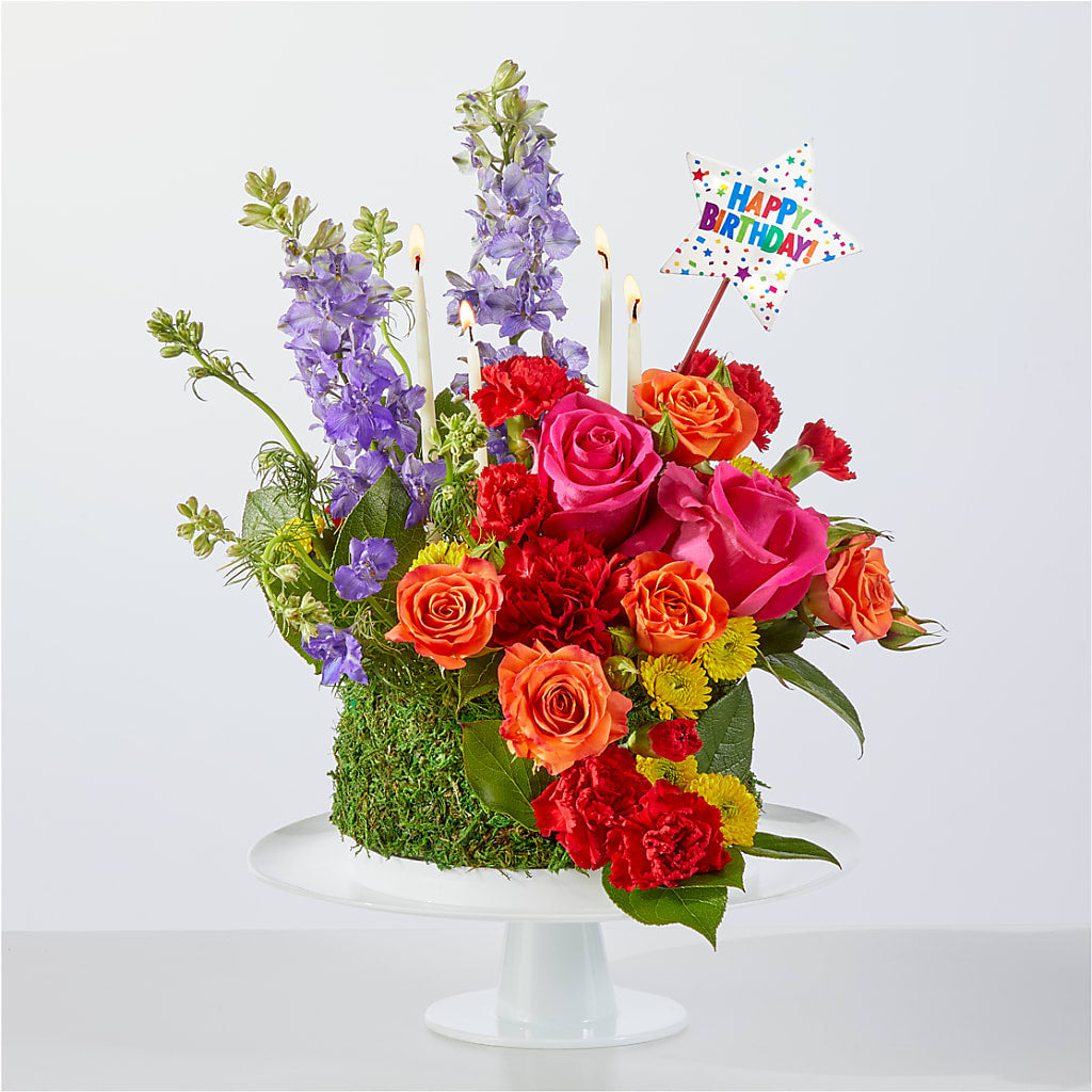 Best Year Yet Floral Cake – GARRISON DESIGNS FLORIST & INTERIORS, Huntington WV