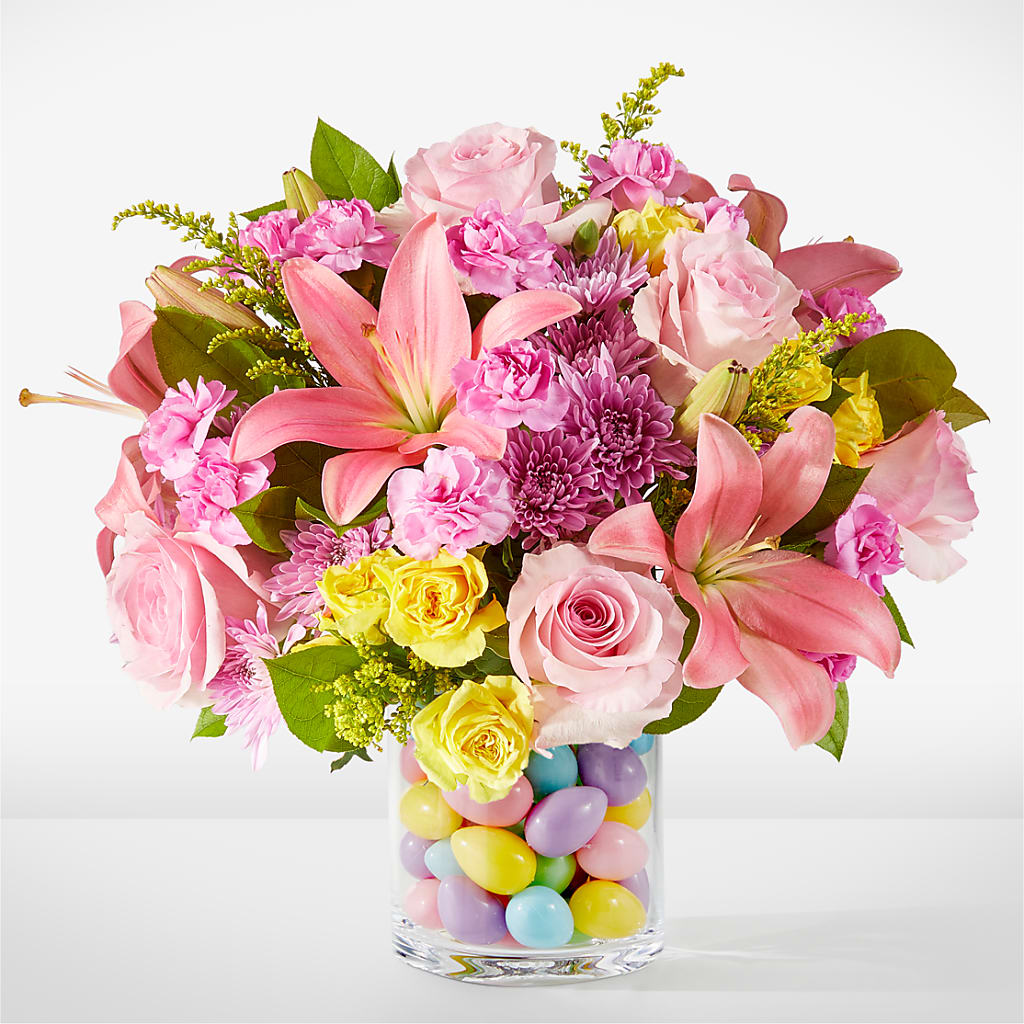 Easter Egg Hunt Bouquet – GARRISON DESIGNS FLORIST & INTERIORS, Huntington WV
