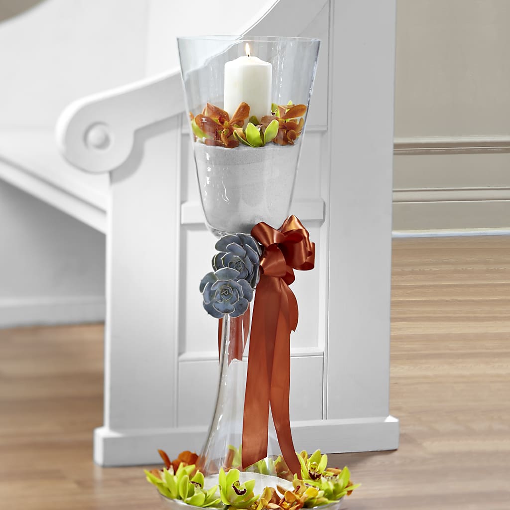 Matrimony Pew Decor – GARRISON DESIGNS FLORIST & INTERIORS, Huntington WV