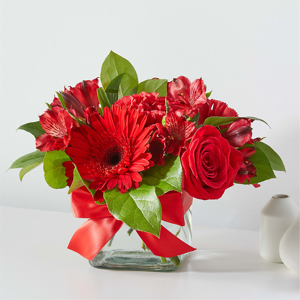 Red Hot Bouquet – GARRISON DESIGNS FLORIST & INTERIORS, Huntington WV