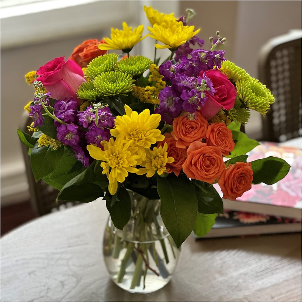 Bold & Bright – A Florist Original – GARRISON DESIGNS FLORIST & INTERIORS, Huntington WV