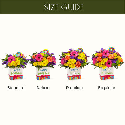 Birthday Brights Bouquet – GARRISON DESIGNS FLORIST & INTERIORS, Huntington WV