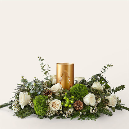 Chestnuts Roasting Centerpiece – GARRISON DESIGNS FLORIST & INTERIORS, Huntington WV