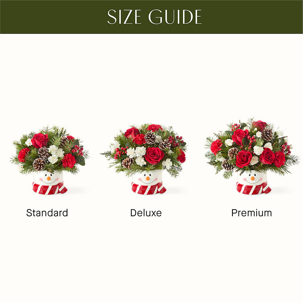 Jolly Snowman Bouquet – GARRISON DESIGNS FLORIST & INTERIORS, Huntington WV