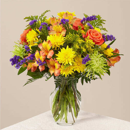 Marmalade Skies Bouquet – GARRISON DESIGNS FLORIST & INTERIORS, Huntington WV